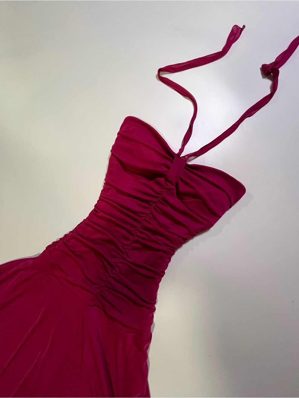 y2k magenta fairycore midi dress